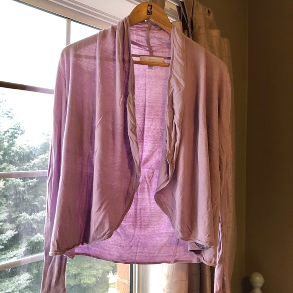 Lot of 2 LILY MORGAN and JOSEF lavender cardigans - Picture 5 of 5